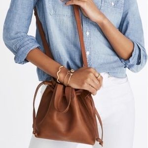 Madewell small drawstring bag